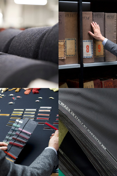 スーツ OVY  Grampians WoolStandard Tailor Setup Windowpane Stretch Suit in Gray & Orange – J&Z Couture