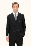 Regular Fit Dubbelknäppt Microstructure Kavaj