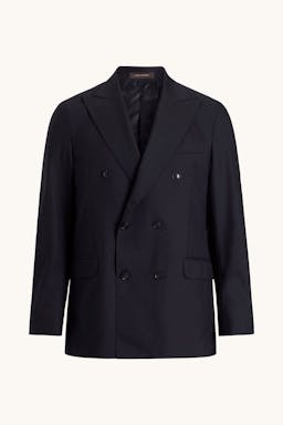 Regular Fit Dobbeltspent Microstructure Blazer