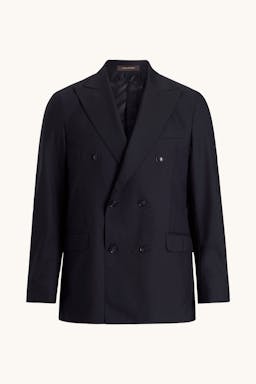 Regular Fit Dobbeltspent Microstructure Blazer