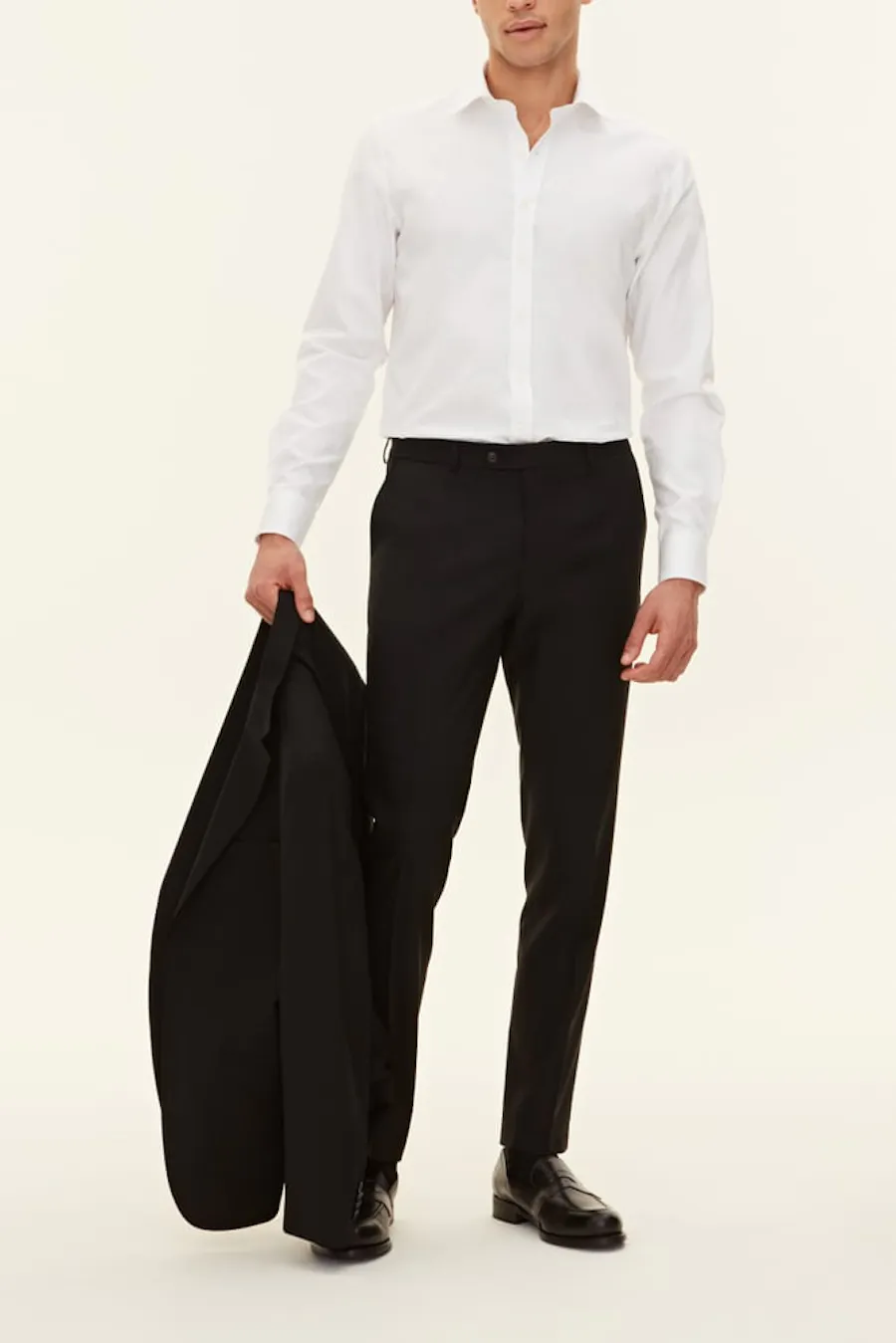 Slim Fit Microstructure Byxor