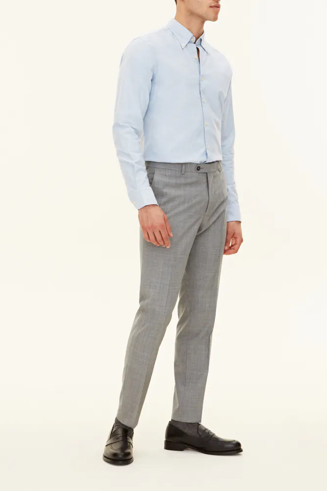 Slim Fit Microstructure Byxor