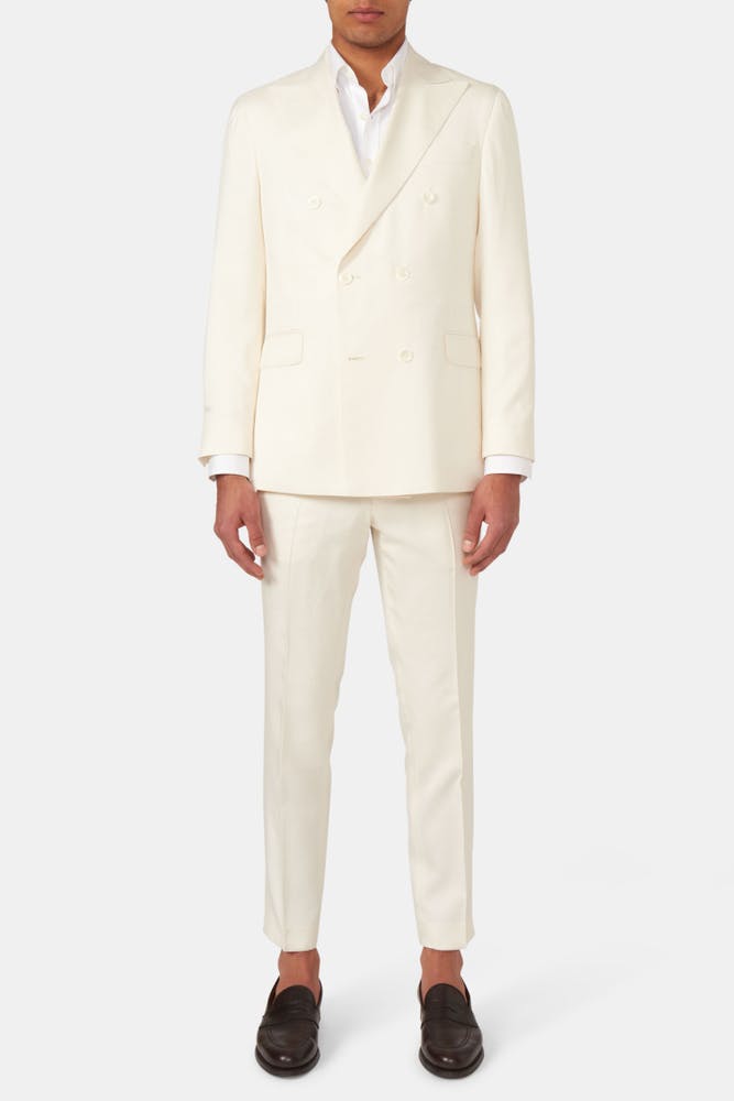 Regular Fit Dobbeltspent Birdseye Dress