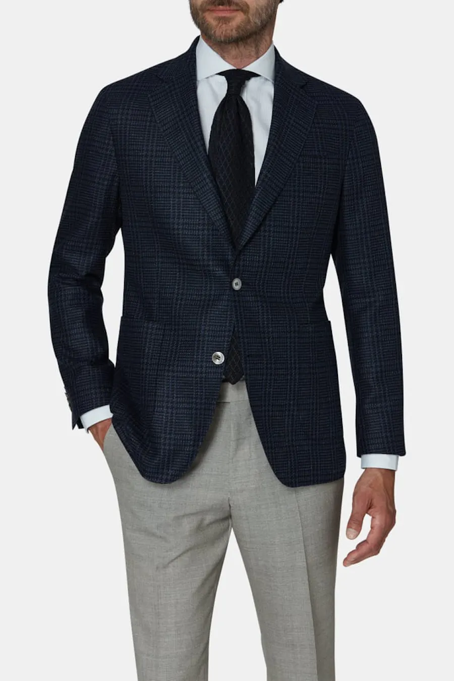 Regular Fit Hopsack Blazer