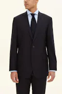 Generous Fit Microstructure Blazer