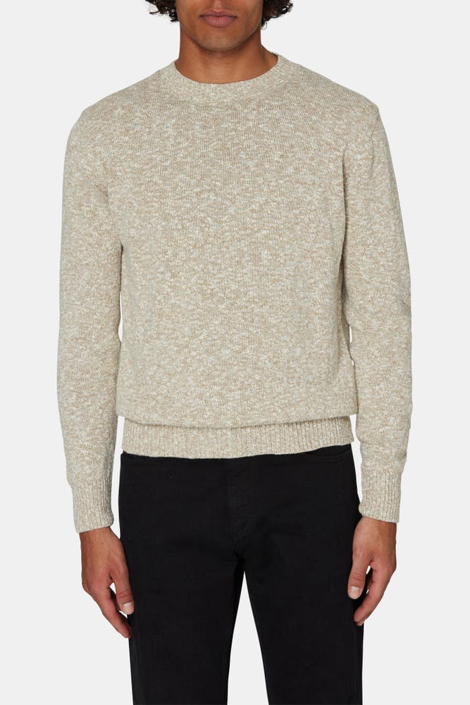 Regular Fit Rundhals Genser Meleret