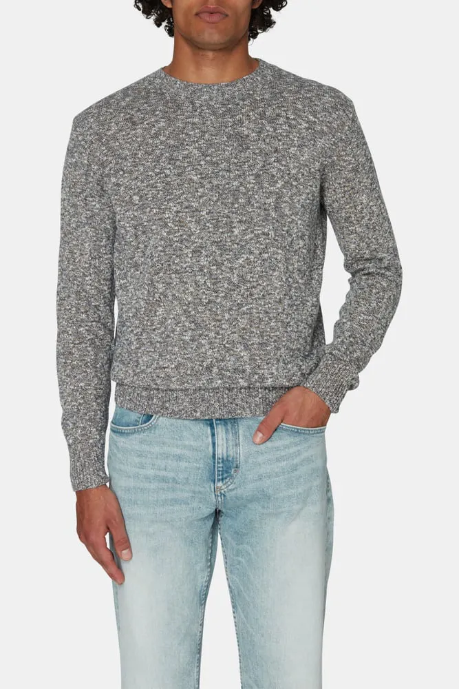 Regular Fit Rundhalsad Tröja Melerad