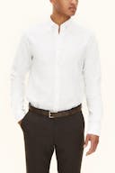 Slim Fit Button Down Oxfordskjorte