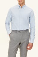 Slim Fit Button Down Oxfordskjorte