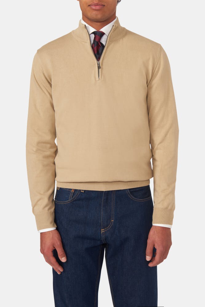 Regular Fit Half Zip Genser