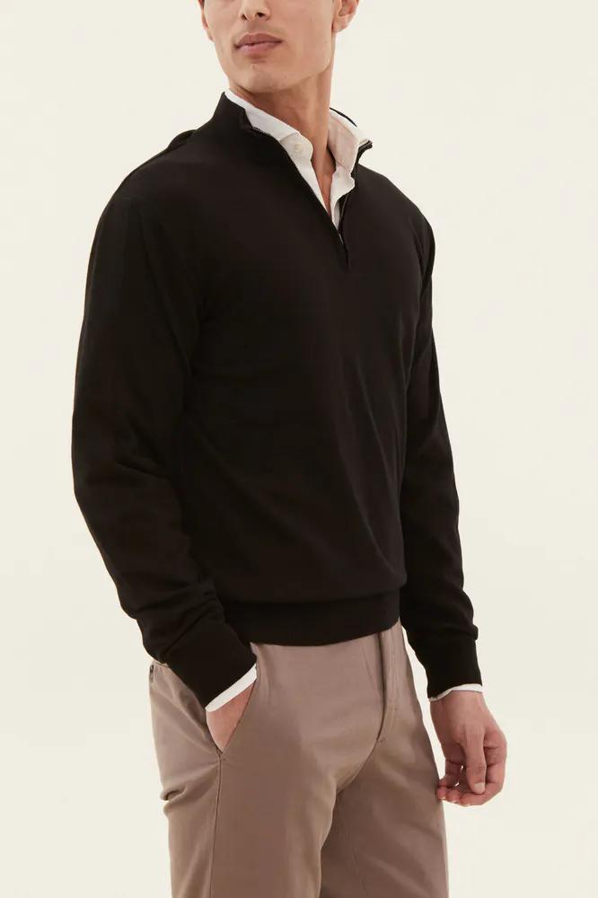 Regular Fit Half Zip Tröja