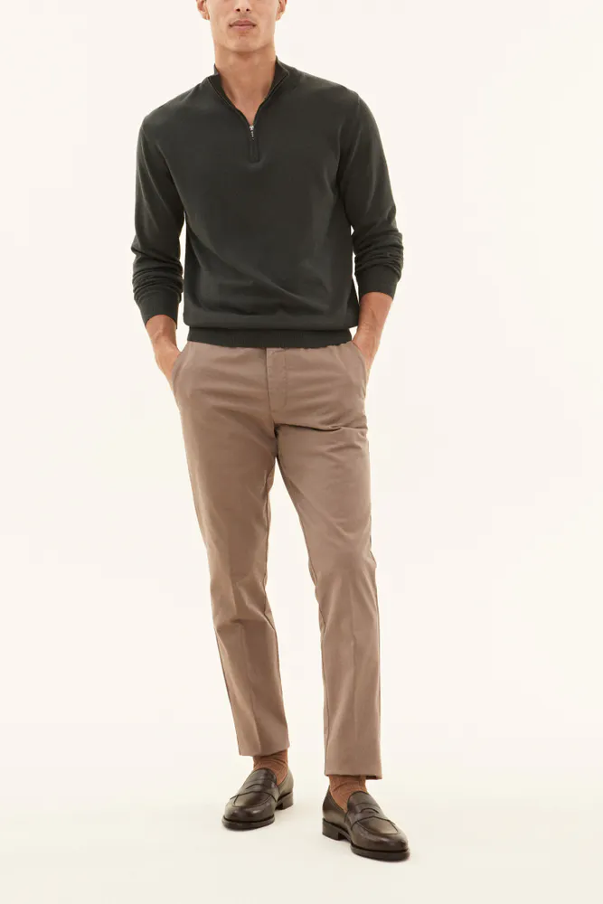 Regular Fit Half Zip Sweater