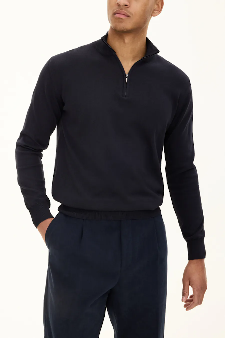 Regular Fit Half Zip Sweater