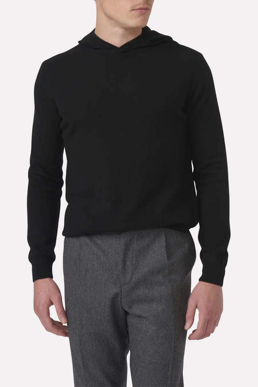 Regular Fit Wool Cashmere Hoodie