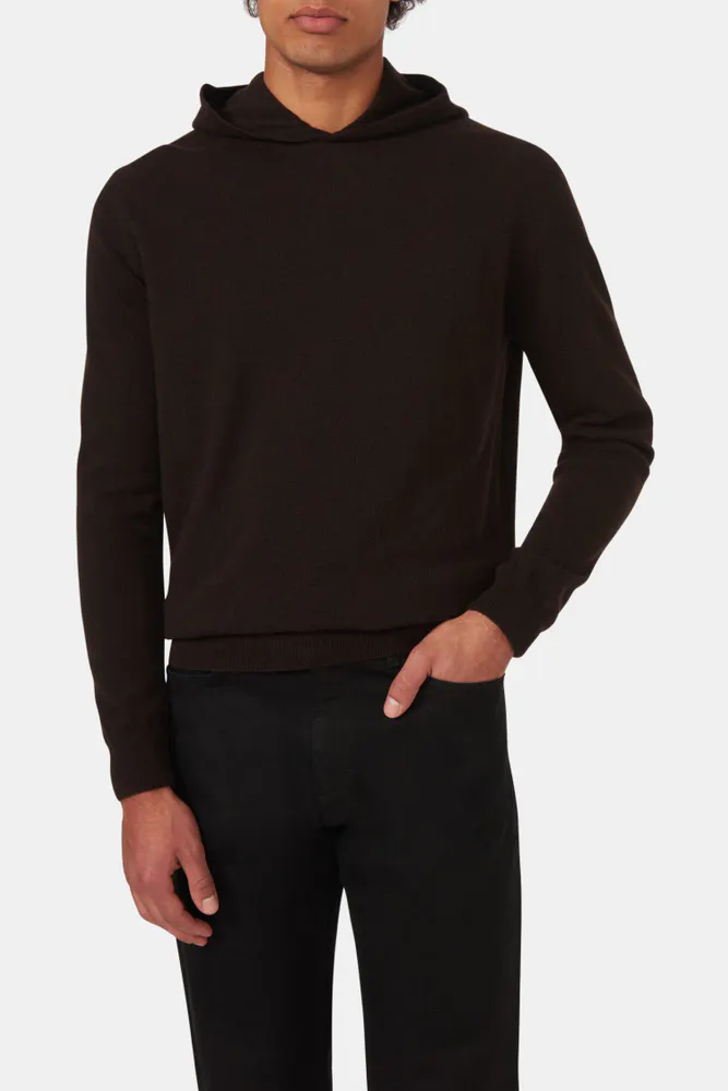 Regular Fit Wool Cashmere Hoodie