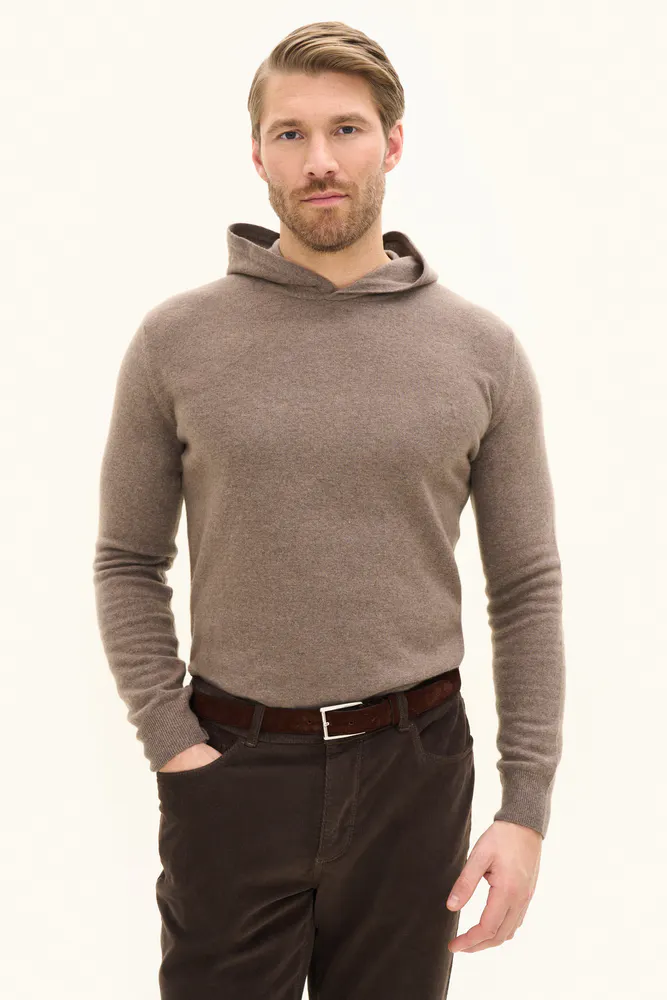 Regular Fit Wool Cashmere Hoodie