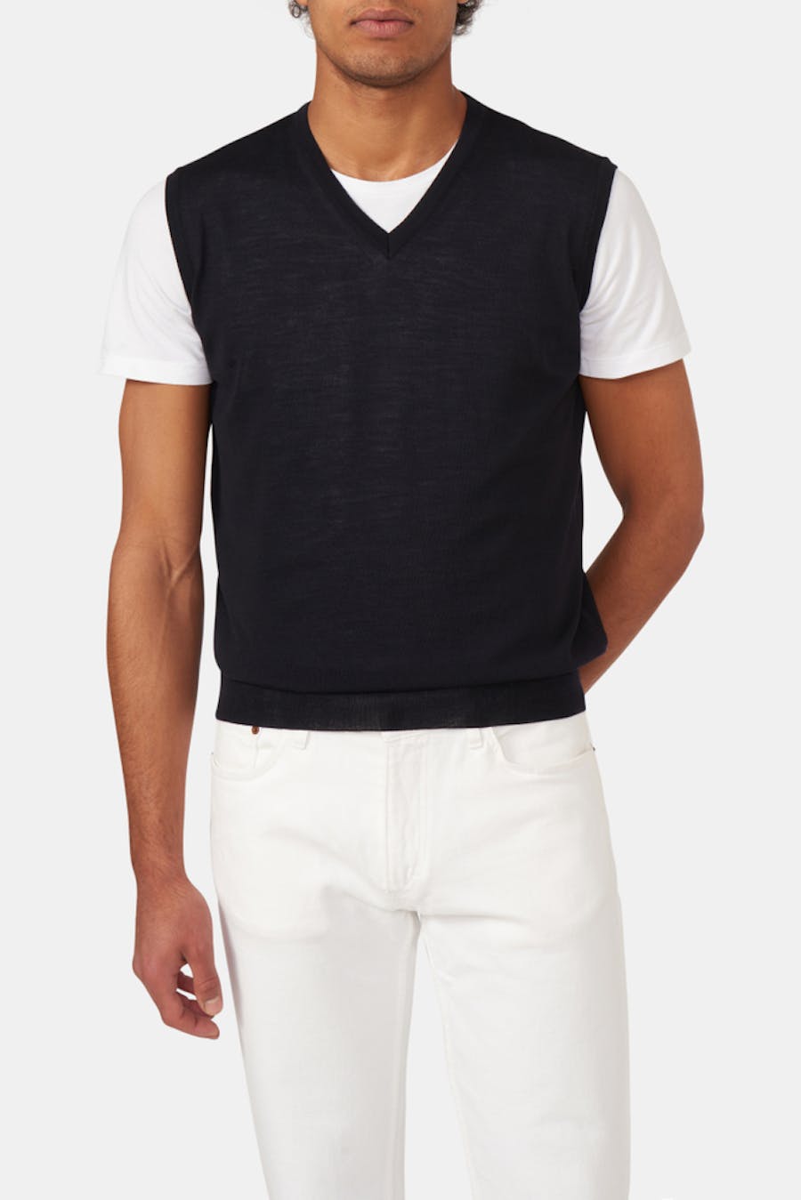 Regular Fit Vest Extra Fine Merinoull