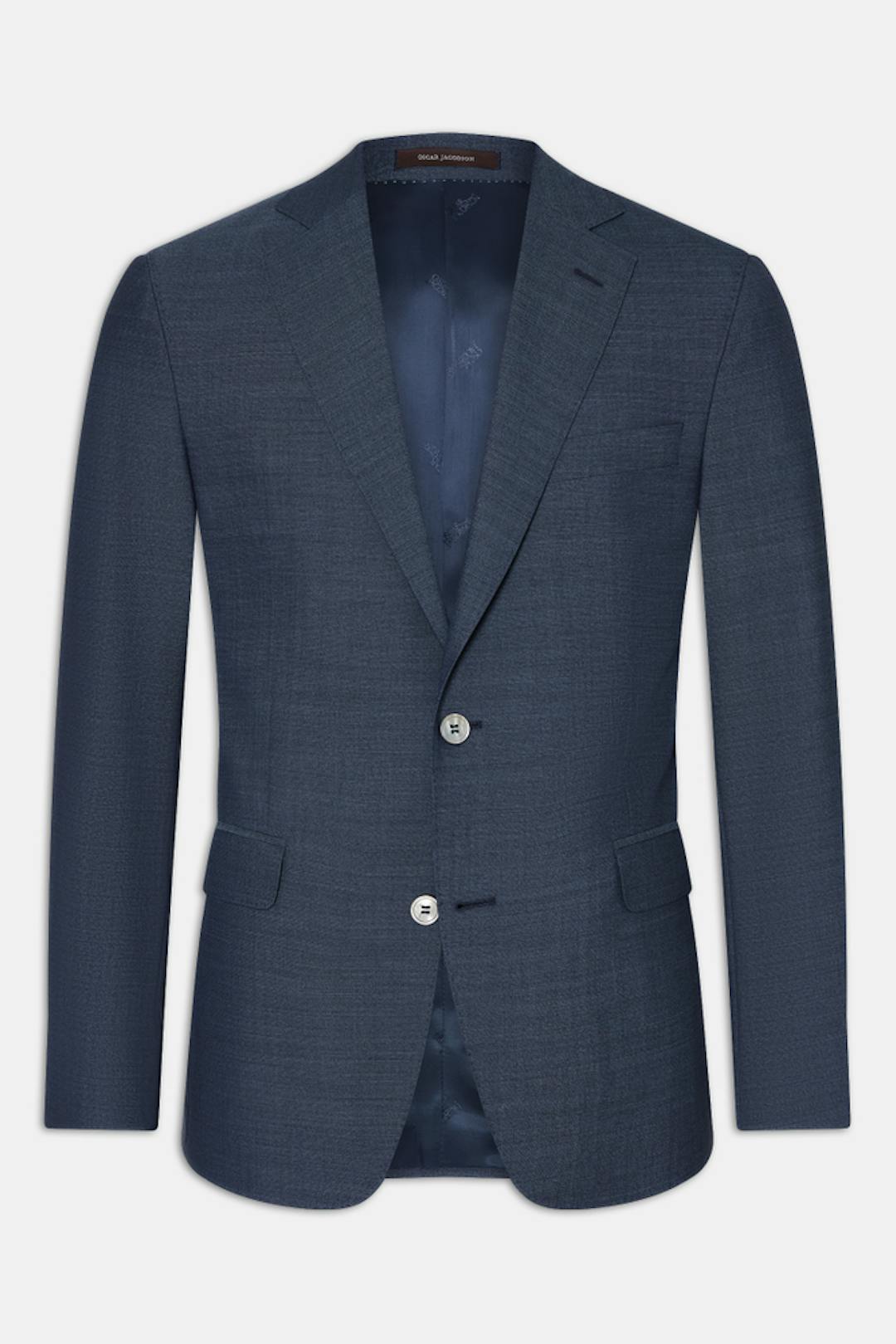 Regular Fit Microstructure Blazer