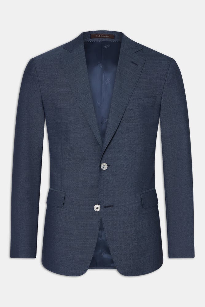 Regular Fit Sharkskin Blazer