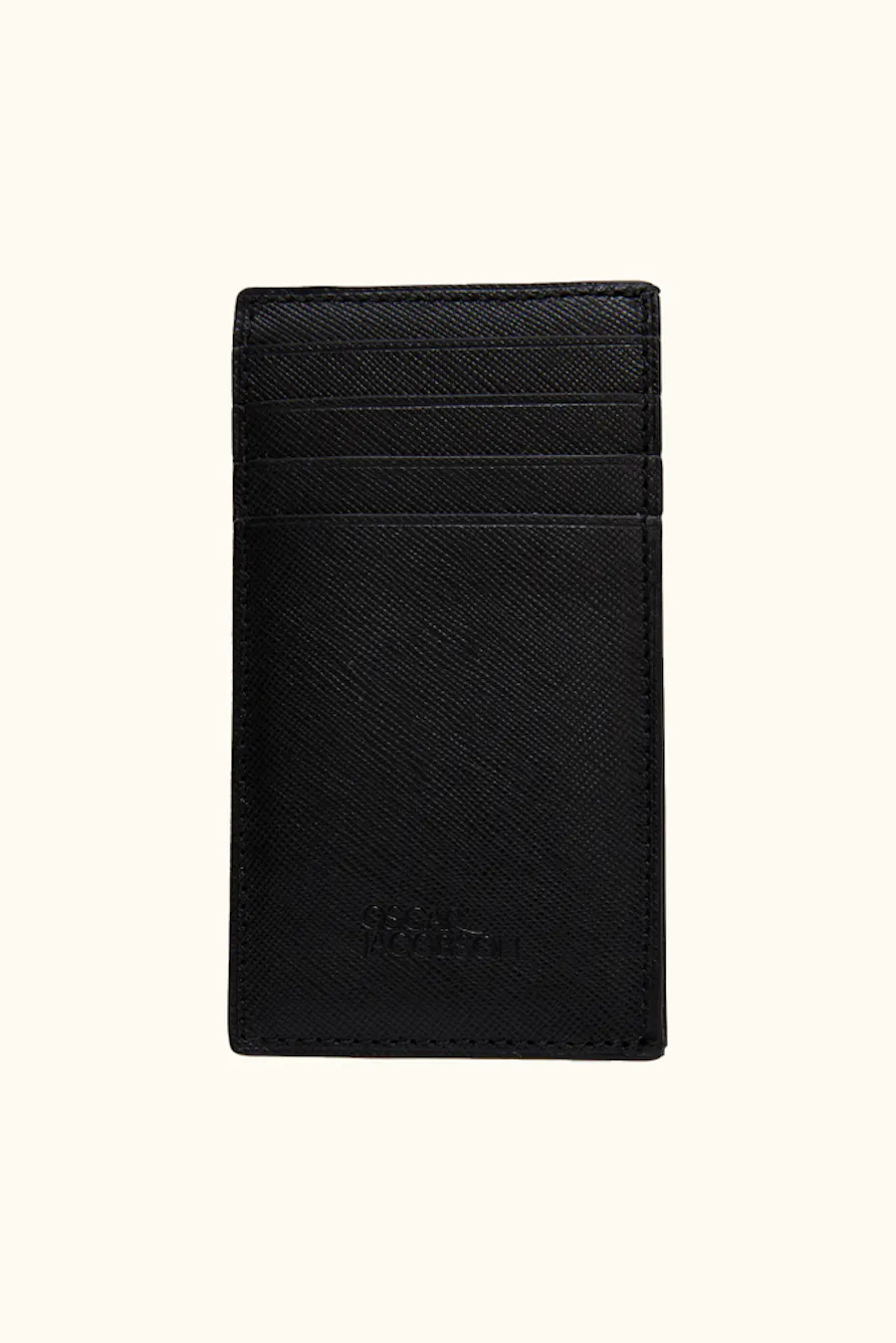 Card Saffiano Leather Holder