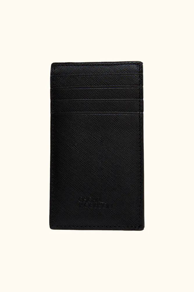 Card Saffiano Leather Holder