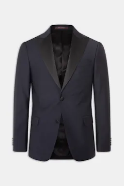 Slim Fit Microstructure Smokingblazer