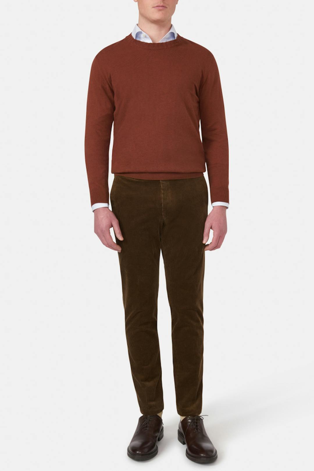 Slim Fit Corduroy Trousers