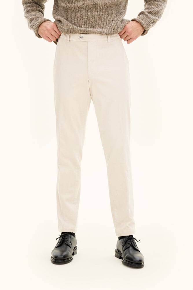 Slim Fit Manchesterbyxor