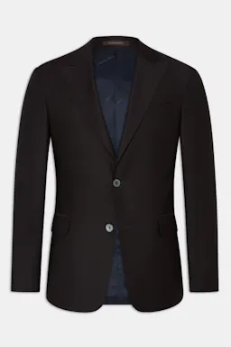 Regular Fit Microstructure Blazer