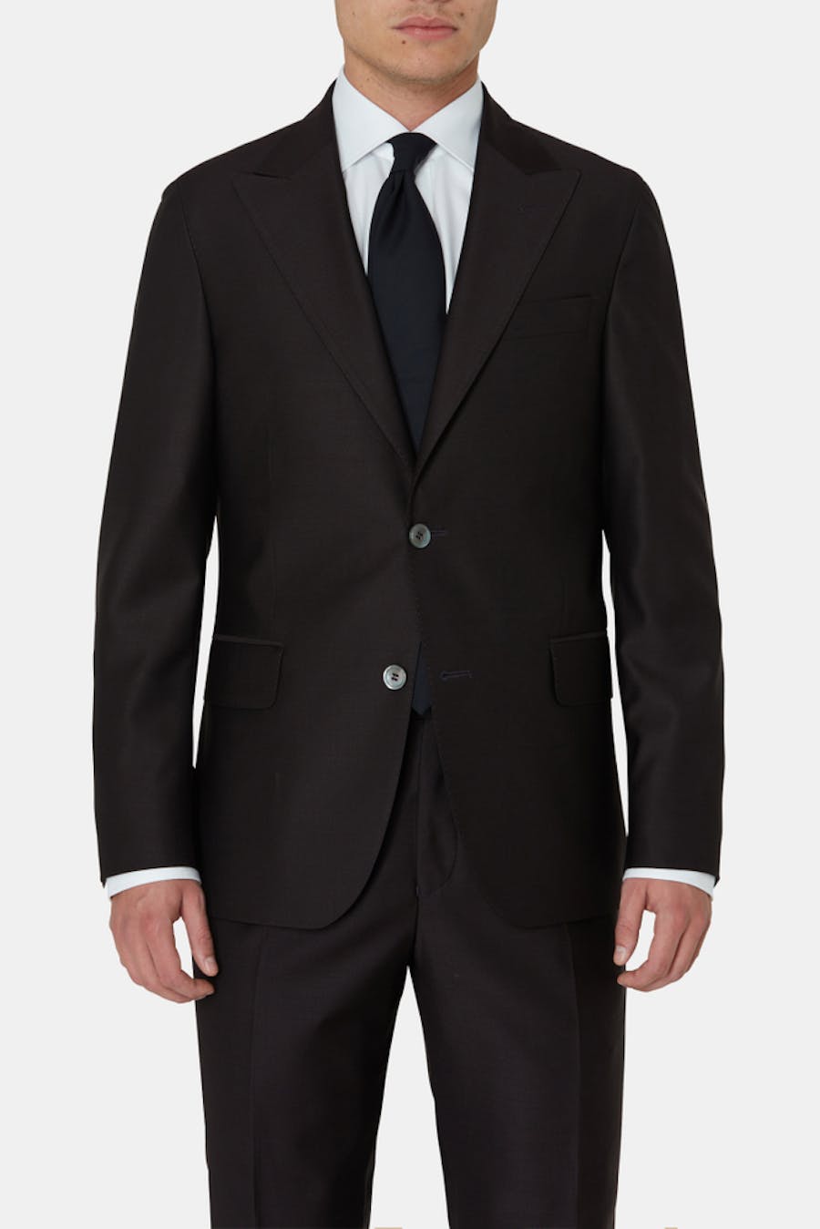 Regular Fit Microstructure Blazer