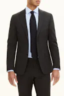 Slim Fit Microstructure Blazer