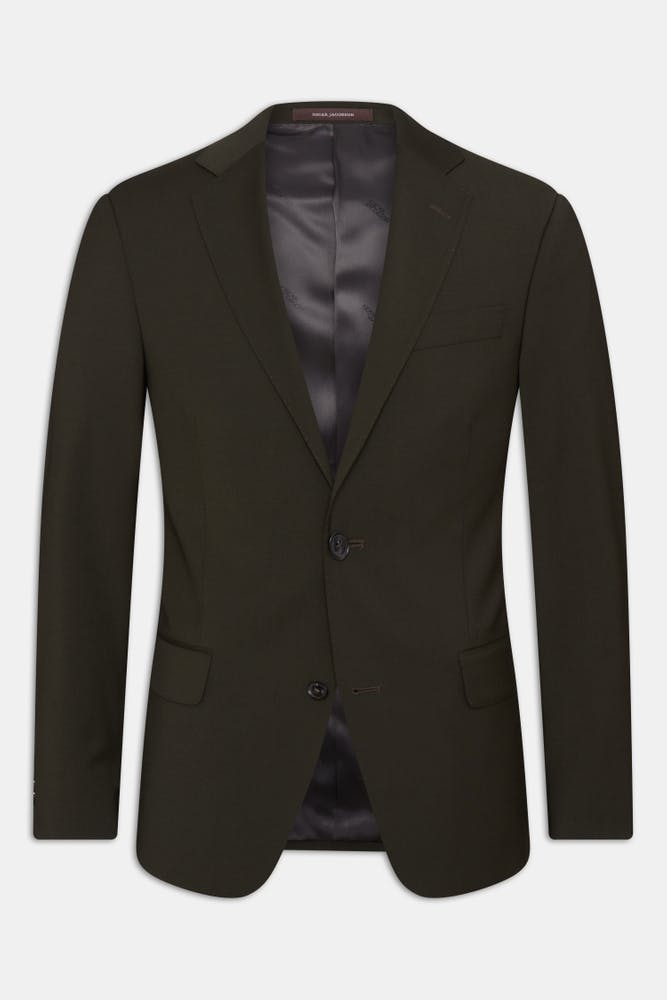 Slim Fit Microstructure Blazer