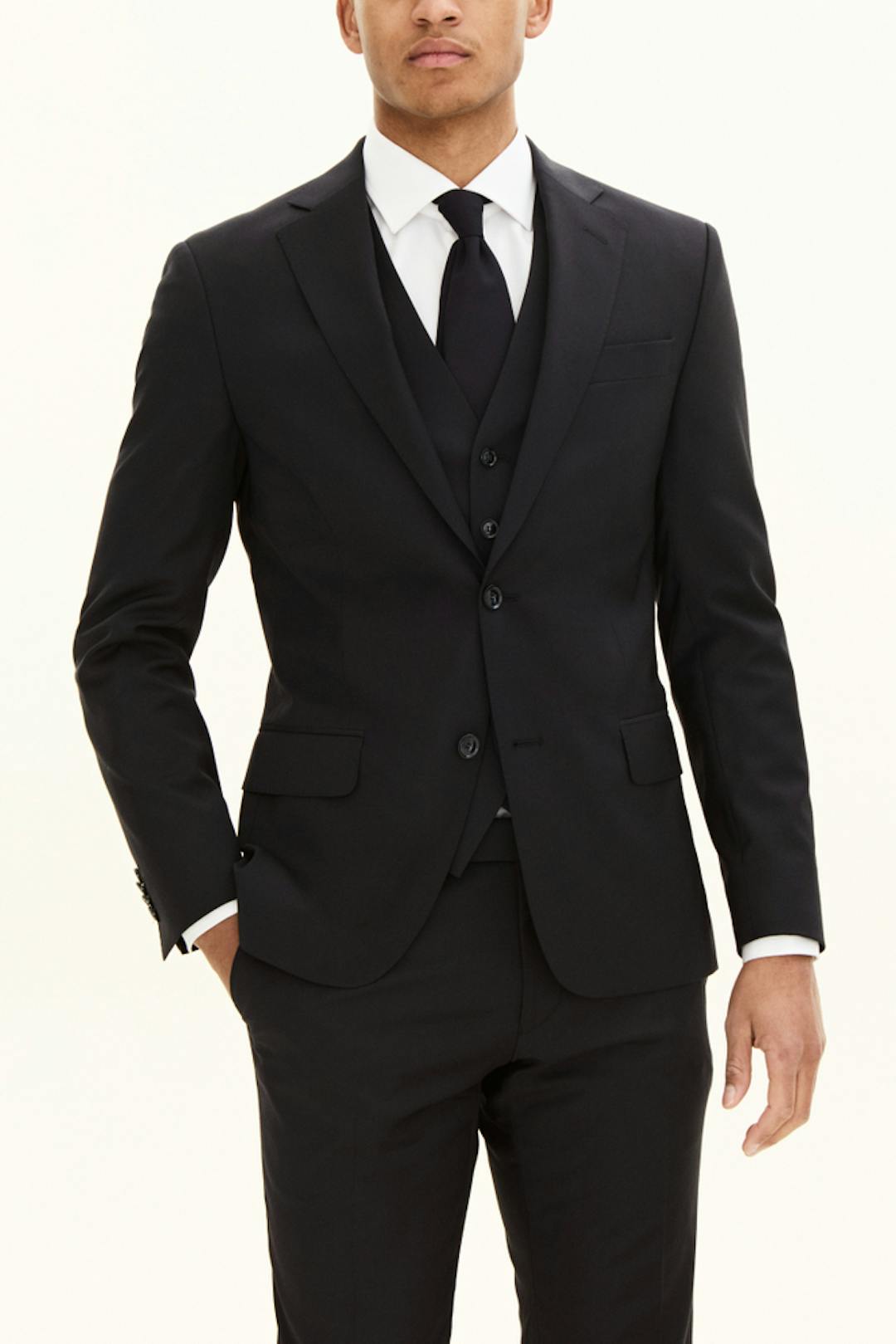 Slim Fit Microstructure Kavaj