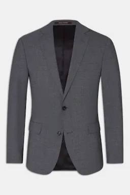 Slim Fit Microstructure Blazer