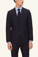 Regular Fit Microstructure Blazer