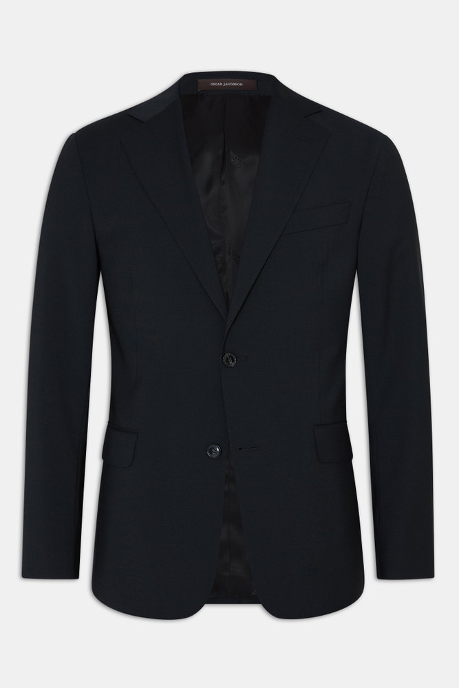 Slim Fit Microstructure Blazer