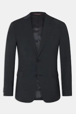 Slim Fit Microstructure Blazer