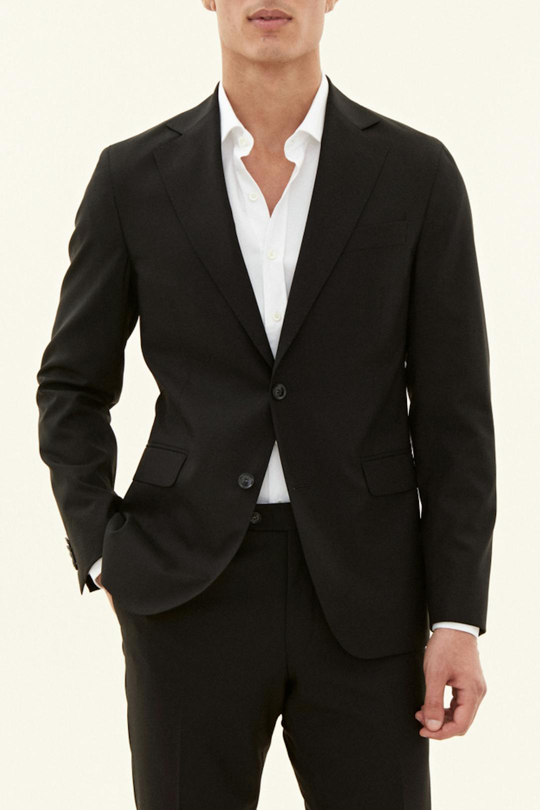 Slim Fit Linen Blazer