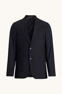 Slim Fit Microstructure Blazer