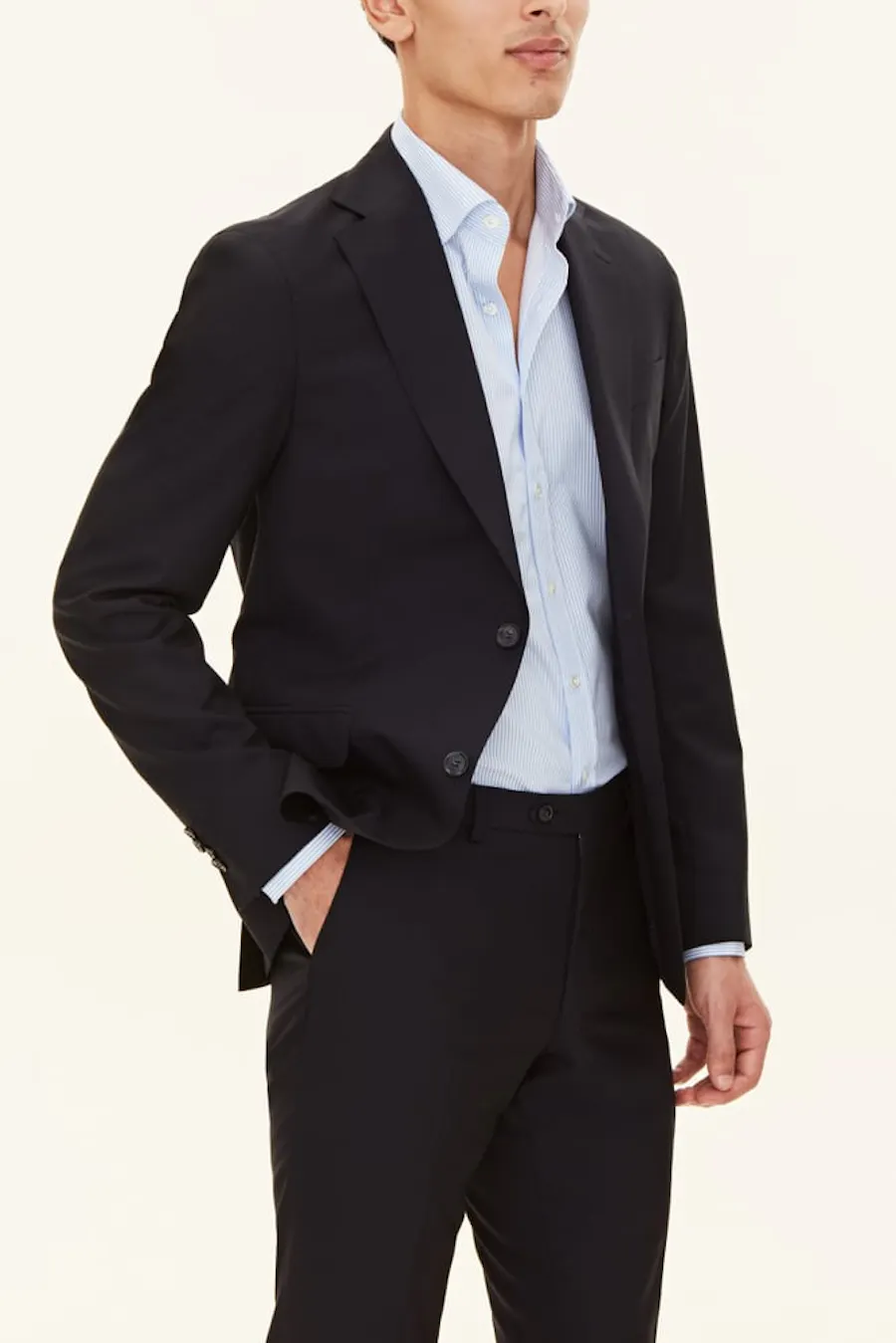 Slim Fit Microstructure Kavaj