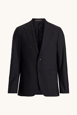 Slim Fit Microstructure Blazer