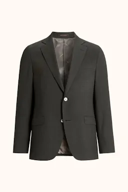 Regular Fit Microstructure Blazer