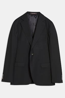 Regular Fit Microstructure Blazer