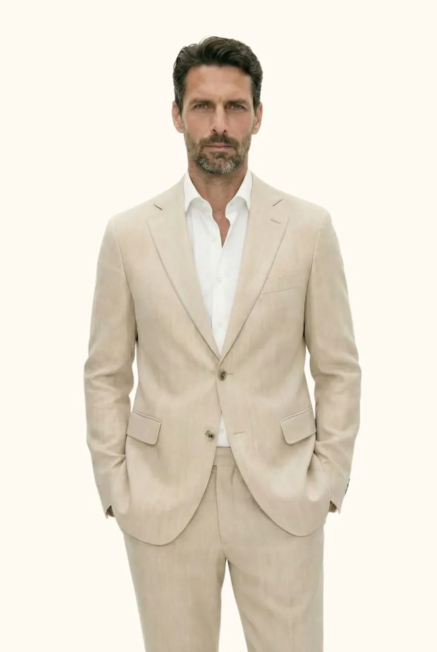 Regular Fit Microstructure Blazer
