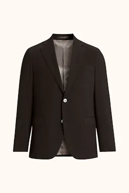 Regular Fit Microstructure Blazer