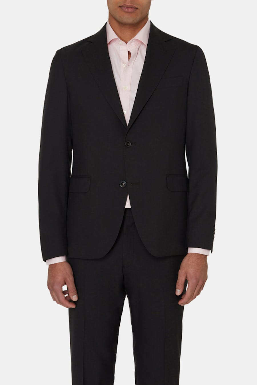 Regular Fit Microstructure Blazer