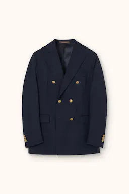 Regular Fit Dobbeltspent Blazer Ull