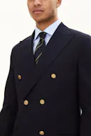 Regular Fit Dobbeltspent Blazer Ull