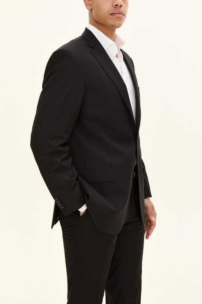 Generous Fit Microstructure Kavaj