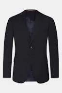 Generous Fit Microstructure Blazer